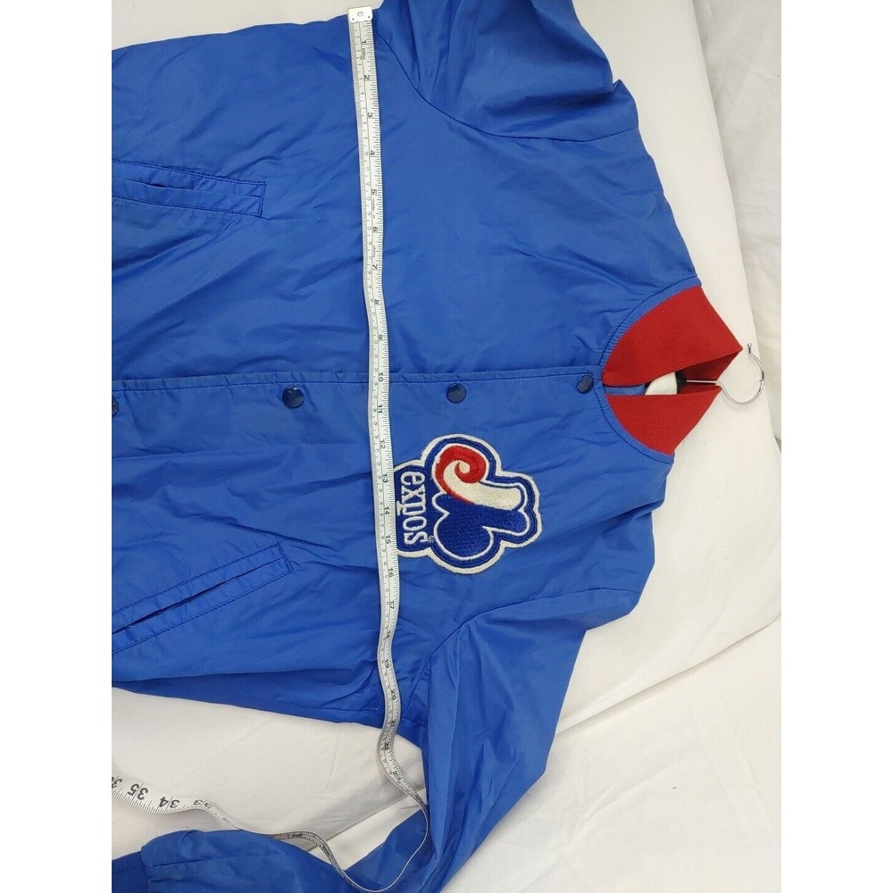 Vintage Montréal Expos 90s Baseball Team Varsity Jacket Boys SzL - Picture 12 of 16